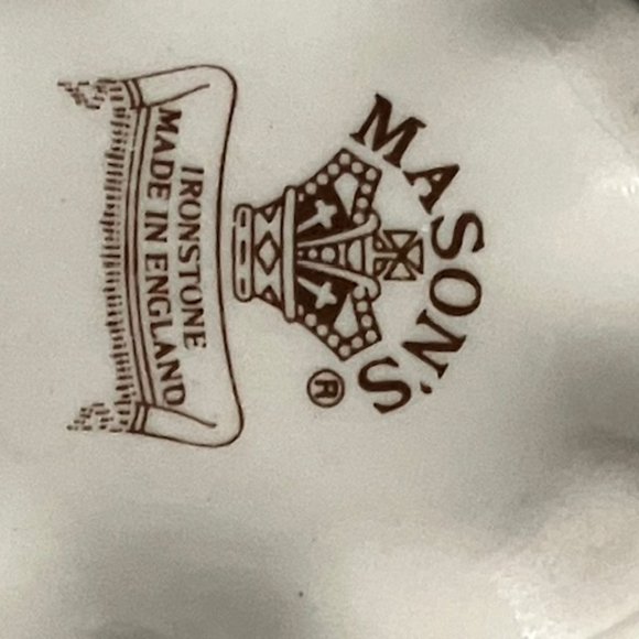 2 Miniture Mason's Iron Stone jars , Made in England - Picture 2 of 5